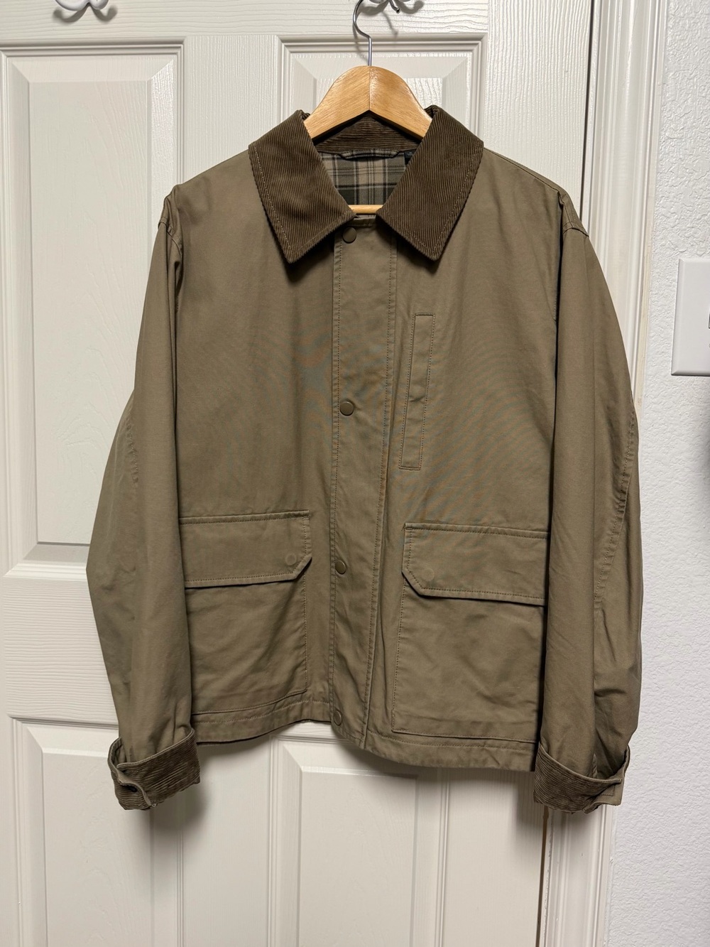 Utility Barn Style Short Blouson Jacket
